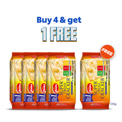 Buy 4 Munchee Super Cream Cracker 125g & get one free