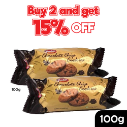 Buy two Munchee Chocolate Chip Cookies 100g and 20% Off