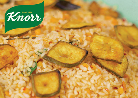 Ash Plantain Fried Rice