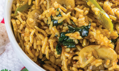 Mushroom Pilau