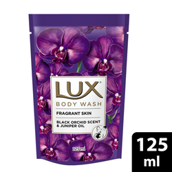 Lux Fragrant Skin Black Orchid Scent Juniper Oil Bodywash 125ml