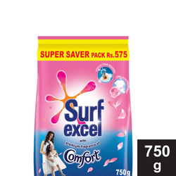 Surf Excel with Comfort Laundry Detergent Powder 750g