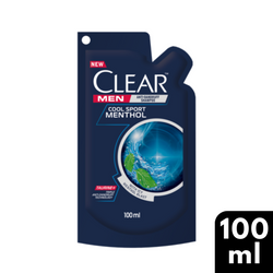Clear Cool Sport Menthol Shampoo Pouch 100ml