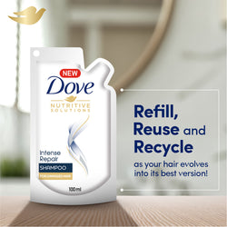 Dove Intense Repair Bio-Protein Care Shampoo Pouch 100ml