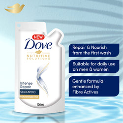 Dove Intense Repair Bio-Protein Care Shampoo Pouch 100ml