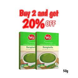Buy two Sera Samaayu Karapincha 50g and get 20% Off