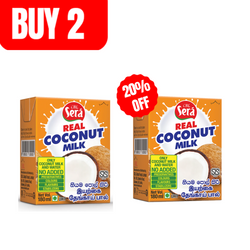 Buy two Sera Real Coconut Milk 180ml and get 20% Off