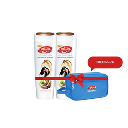 Buy 2 x Lifebuoy Ayurvedic Care Shampoo 175ml & Get FREE Pouch