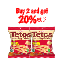 Buy two Ramba Tetos Savoury BBQ Snacks 60g and Get 20% Off