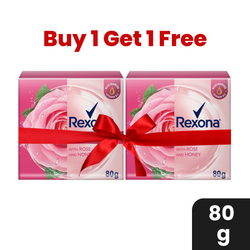 Rexona Rose And Honey Refreshing Soap 80g – BUY 1 GET 1 FREE
