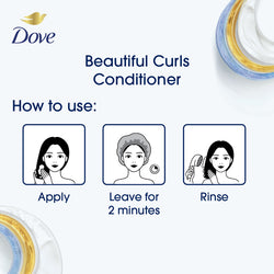 Dove Beautiful Curls Conditioner 380ml