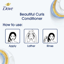 Dove Beautiful Curls Shampoo 380ml