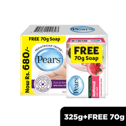Pears Pure & Gentle Baby Soap Multipack 325g + FREE 70g Soap