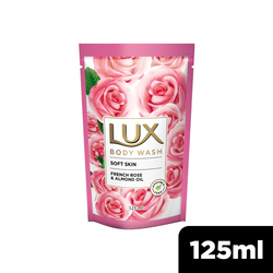 Lux Soft Skin French Rose & Almond Oil Bodywash Refill Pouch 125ml