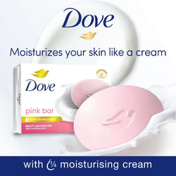 Dove Pink Beauty Bathing Bar with Moisturizing Cream 100g