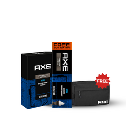 Buy Axe Denim Masculine Cologne Fragrance Shaving Cream 78g and Axe Denim After Shave Cologne 100ml get Free Axe pouch