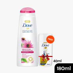 Dove Growth Ritual Shampoo 180ml and get a Dove Intense Repair conditioner 40ml for Free