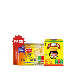Buy a Marmite Spread Large 200g Get a Free Munchee Super Cream Cracker 125g