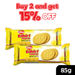 Buy 2 Munchee Tikiri Marie 80g and get 15% off