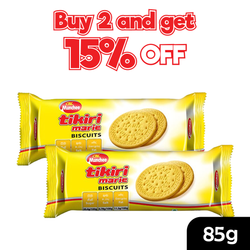 Buy 2 Munchee Tikiri Marie 80g and get 15% off