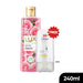 Buy Lux Soft Skin French Rose and Almond oil Bodywash 240ml and get Free Dove Intense Repair conditioner 40ml