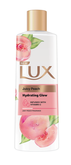 Lux Juicy Peach Hydrated Glow Bodywash 240ml