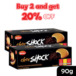 Get 20% Off when Buy 02 Munchee Choc Shock 90g