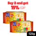 Get 15% off when Buy 02 Munchee Super Cream Cracker 125g