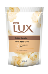 Lux Even Tone Glow Bright Camellia Bodywash Refill Pouch 125ml