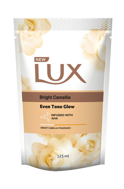 Lux Even Tone Glow Bright Camellia Bodywash Refill Pouch 125ml
