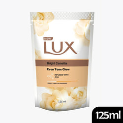 Lux Even Tone Glow Bright Camellia Bodywash Refill Pouch 125ml