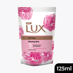 Lux Soft Rose Refill Pouch 125ml