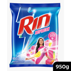 Rin Refresh Lemon and Rose Detergent Powder 950g