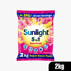 Sunlight Rose Fresh Detergent Powder 2kg