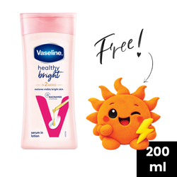 Buy a Vaseline Healthy bright Body Lotion 100ml and get a FREE Zapboo